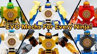 I Built Mechs for EVERY Ninja Using ONLY Ninjago EVO Sets!