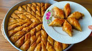 GÜNDE 20 TEPSİ SİPARİŞ ALDIĞIM EV BAKLAVASI TARİFİTÜM PÜF NOKTALARIYLA  CEVİZLİ EV BAKLAVASI