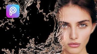 water splash effect | picsart photo editing newstyle 2020