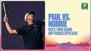 Tommy Paul vs. Cameron Norrie Highlights | BNP Paribas Open 2025