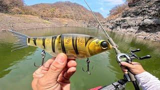 Buscando el Pescado MÁS GRANDE del Lago! | Pesca con Señuelos Gigantes