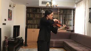 Sana Moazzez performs Adagio from Sonata NO.1 by J.S. Bach. @SanaMoazzez