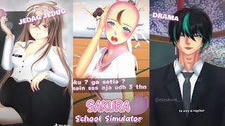 KUMPULAN TIKTOK SAKURA SCHOOL SIMULATOR || jj + drama + video lucu TERBARU 2024