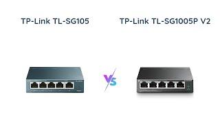 TP-Link TL-SG105 vs TL-SG1005P V2: Gigabit Ethernet Switch Comparison