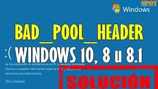 How to Fix BAD POOL HEADER Error in Windows 10, 8, 8.1