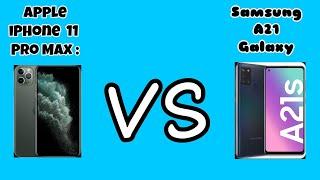 Samsung A21 Galaxy VS Apple iPhone 11 Pro Max