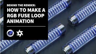 C4D & Octane Tutorial -  Behind the render: How to make a RGB fuse loop animation