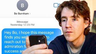 Texting Bo Burnham