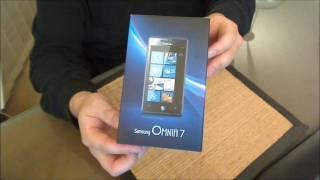 Boydo's Tech Talk - Samsung Omnia 7 Unboxing