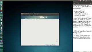 Install Debian 9 GNOME in a VirtualBox