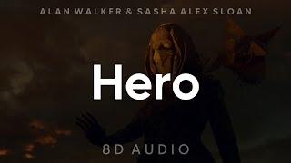 Alan Walker & Sasha Alex Sloan - Hero (8D AUDIO) [WEAR HEADPHONES/EARPHONES]