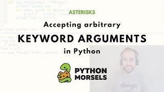 Accepting arbitrary keyword arguments in Python