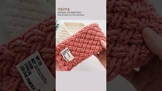 예쁜 무늬 코바늘 목도리뜨기~ #코바늘 #코바늘목도리 #crochet #crochetmuffler #shorts #아델코바늘