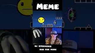 Geometry Dash Meme Level Layout Experience #shorts