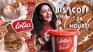 EATING BISCOFF FOR 24 HOURS || all things biscoff! *VEGAN*