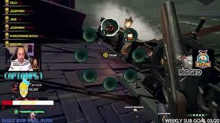 SEA OF THIEVES: NICE QUICK SHIP BATTLE WIN FEAT CAPTAINP67 AND KUBA