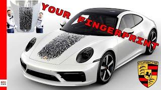 Porsche 911 992 With Your Fingerprint On The Hood