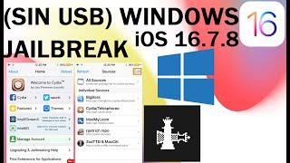 TUTORIAL  JAILBREAK iOS 16.7.8 (SIN MEMORIA USB) en WINDOWS