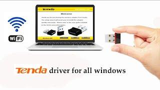 How to install tenda wireless usb adapter driver for windows 10/8.1/8/7 [2020] CCP