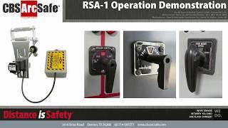 CBS ArcSafe® RSA-1 Operation Demonstration- Breaker Control Switch Remote Operator