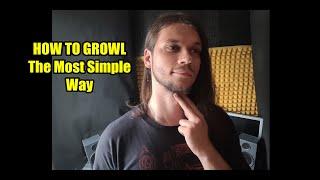 How To Growl For Beginners - False Chord Tutorial #vocaltutorial