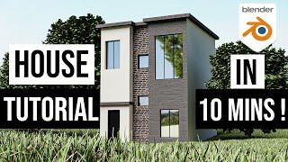 Blender house - Create a Realistic Blender House in 10 mins [ Very Easy ]