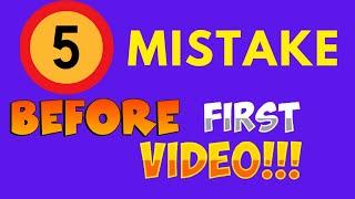 5 Tips to Create your First YouTube Video | New YouTubers make these 5 Mistakes