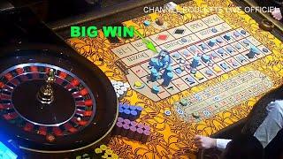 BIG WIN IN TABLE ROULETTE IN CASINO LAS VEGAS MORNING MONDAY 04/12/2023