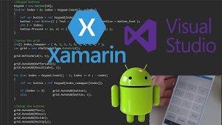 Demonstrating Creation of a Xamarin C# Multiplatform Calculator App