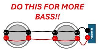 Wiring your subwoofers for more power and more bass!