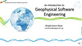 Introduction to Geophysical Software Engineering