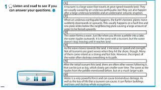 Action 10  Module 2  Ex 1 p 31 Tsunami