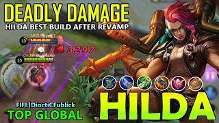 INSANE DAMAGE!!HILDA BEST BUILD 2020 TOP GLOBAL- HILDA MOBILE LEGENDS