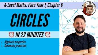 Circles in less than 22 minutes • A-Level Maths, Pure Year 1, Chapter 6 