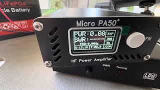 Micro PA50 Plus HF Amplifier First Thoughts