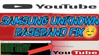 Samsung Baseband Unknown solution | Samsung A12 Baseband Unknown | Unknown Baseband Fix MTK