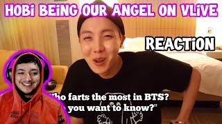 'Hobi being our angel on vlive' - Reaction