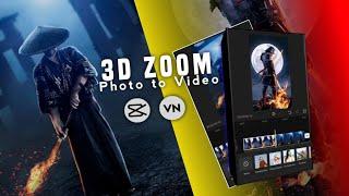 3D Zoom effect cinematic reels tutorial VFX | Using capcut_ VN Video editor - Take Qwe