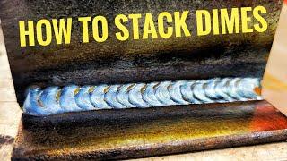 How To STACK DIMES With a (MIG Welder) For Beginners