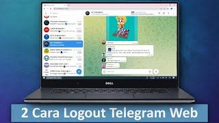 Cara Logout dari Telegram Web