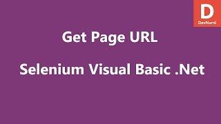 Selenium Visual Basic .Net Get Page URL
