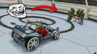 CARRERA TROLL INCREIBLE! SOLUCIÓN DENTRO DEL MAR!! QUÉ?! - GTA 5 ONLINE