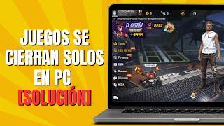 Cómo SOLUCIONAR Juegos Que Se Cierran Solos PC