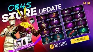 New Items In Store, OB45 Update Free Fire | Free Fire New Event | Ff New Event| New Event Ff