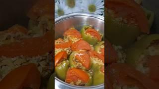 🫑Günün Menüsü /Kıymalı Dolma biber /Hızlı Yemek #dolmabiber #gününmenüsü #kıymalıyemekler #mutfakta