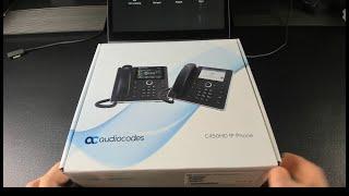 AudioCodes C450HD - Microsoft Teams Phone - Unboxing, Setup, and Overview