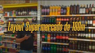 Layout de Supermercado de 180m² - Inauguração Kipreço - Valença (BA)