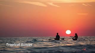 Tropical Sunset(Royalty Free Music) #sunset #summer #holiday #travel #coctail #tropical #sea