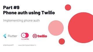 #appwrite phone auth with #twilio in #flutter