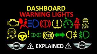 BMW MINI DASHBOARD WARNING LIGHTS EXPLAINED